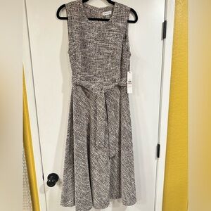 Calvin Klein Fit and Flare Midi Dress